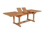 Outdoor Rectangle Teak Table Set (8 x chairs)