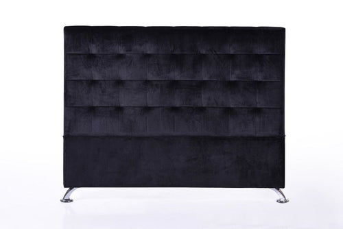 Patsy Headboard Black Velvet - Queen