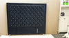 Ancona Buttoned Super King Headboard - Black Velvet with Crystals