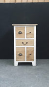 Bedside/Lamp Table - Mindi Wood - Five Drawer - Carolina