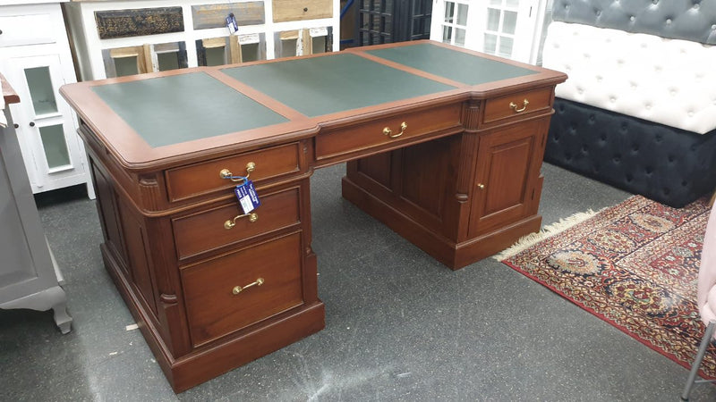 Partner's Writing Desk - Mahogany Wood