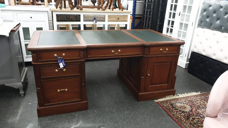 Partner's Writing Desk - Mahogany Wood