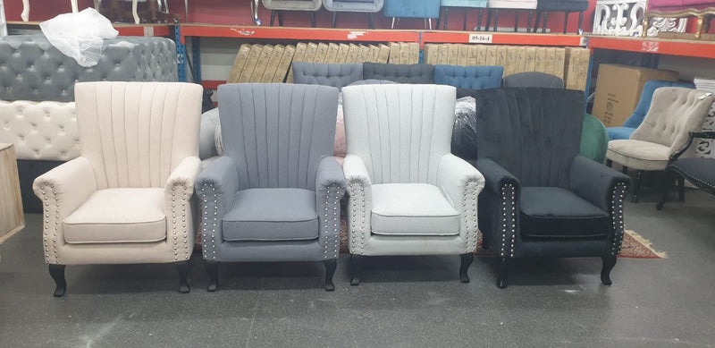 Royal Occasional Armchair - 3 Colours to choose