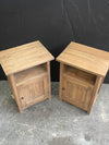 Wax Bedside Table Set - Mindi Wood