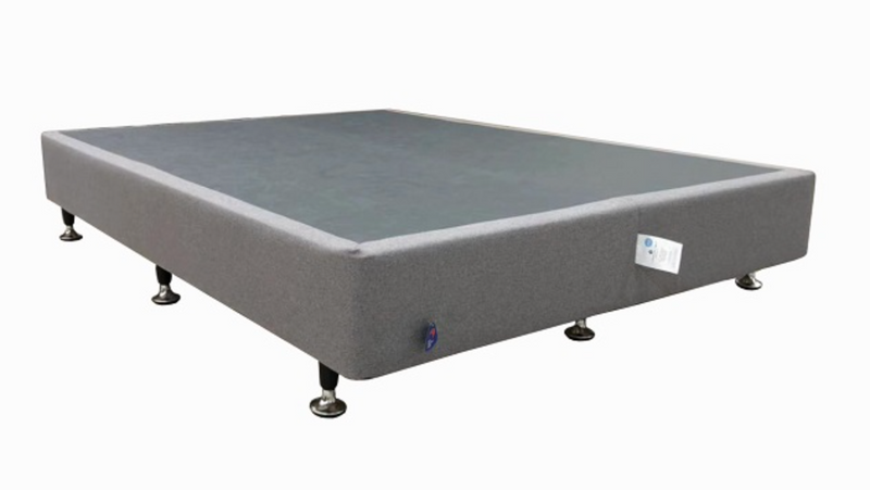 Queen Bed Base and Mattress Combo- Grey Base