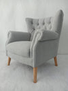 Walcot Occasional Armchair- Light Grey Fabric