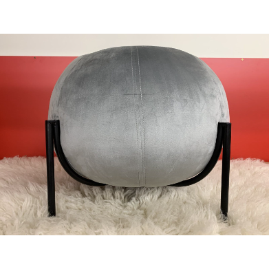 ROUND OTTOMAN (Grey)