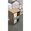 Bedside/Lamp Table - Mindi Wood - Five Drawer - Brown Finish